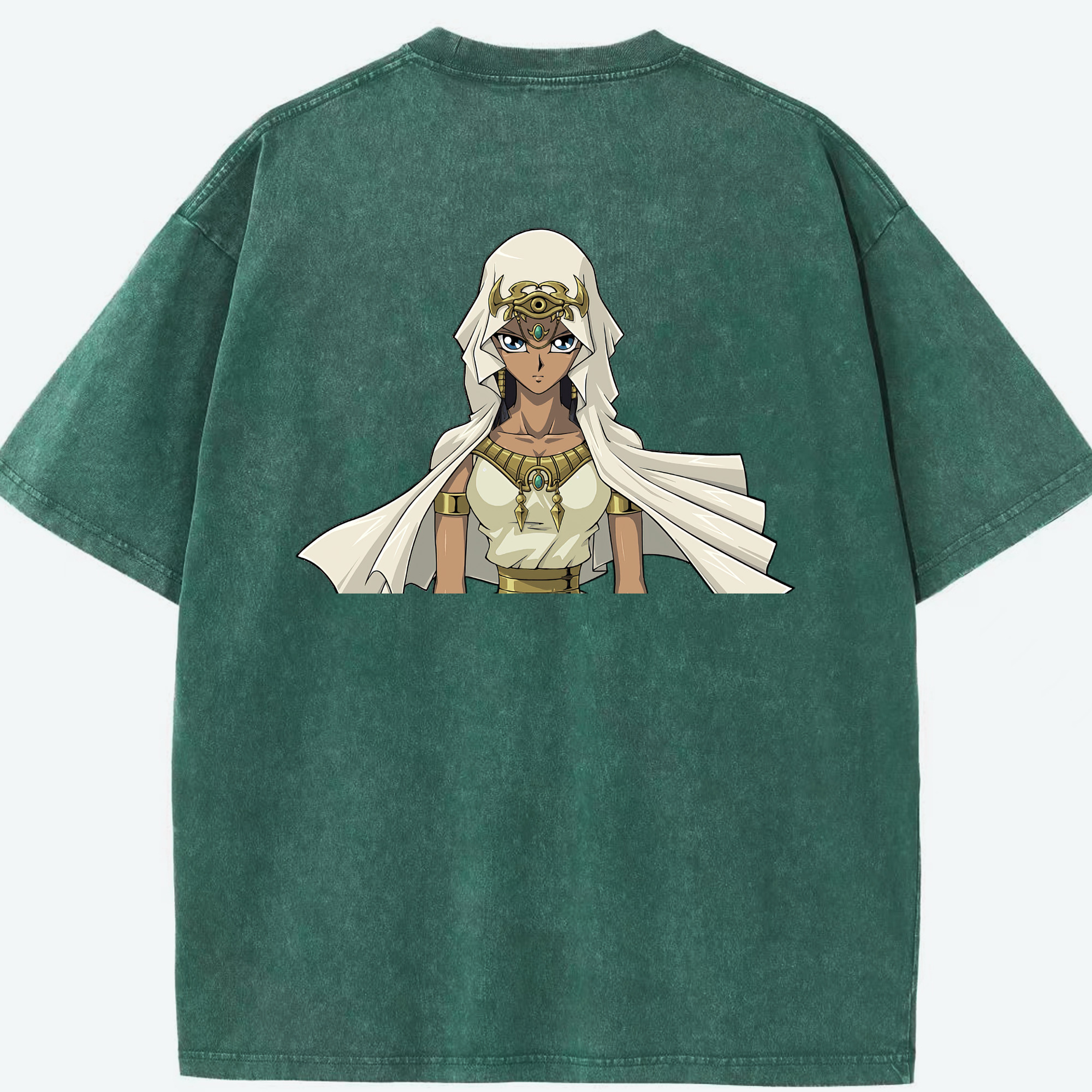 （画像用） 遊☆戯☆王 Yu-Gi-Oh! 綿100% ヴィンテージ風 半袖Tシャツ（背面プリント）